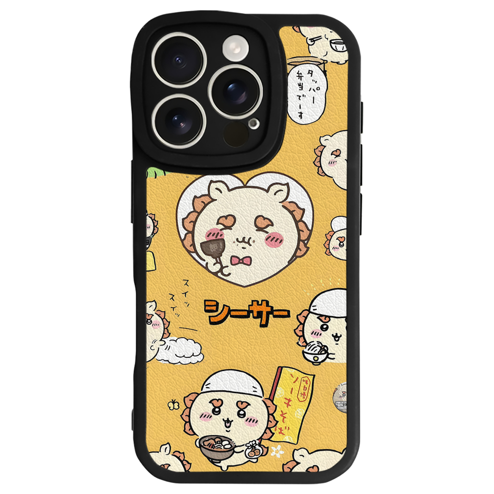（画像用） ちいかわ Chii-kawa 【iPhone 16シリーズ対応】シリコンスマホケース（レザー調） 材質：シリコン